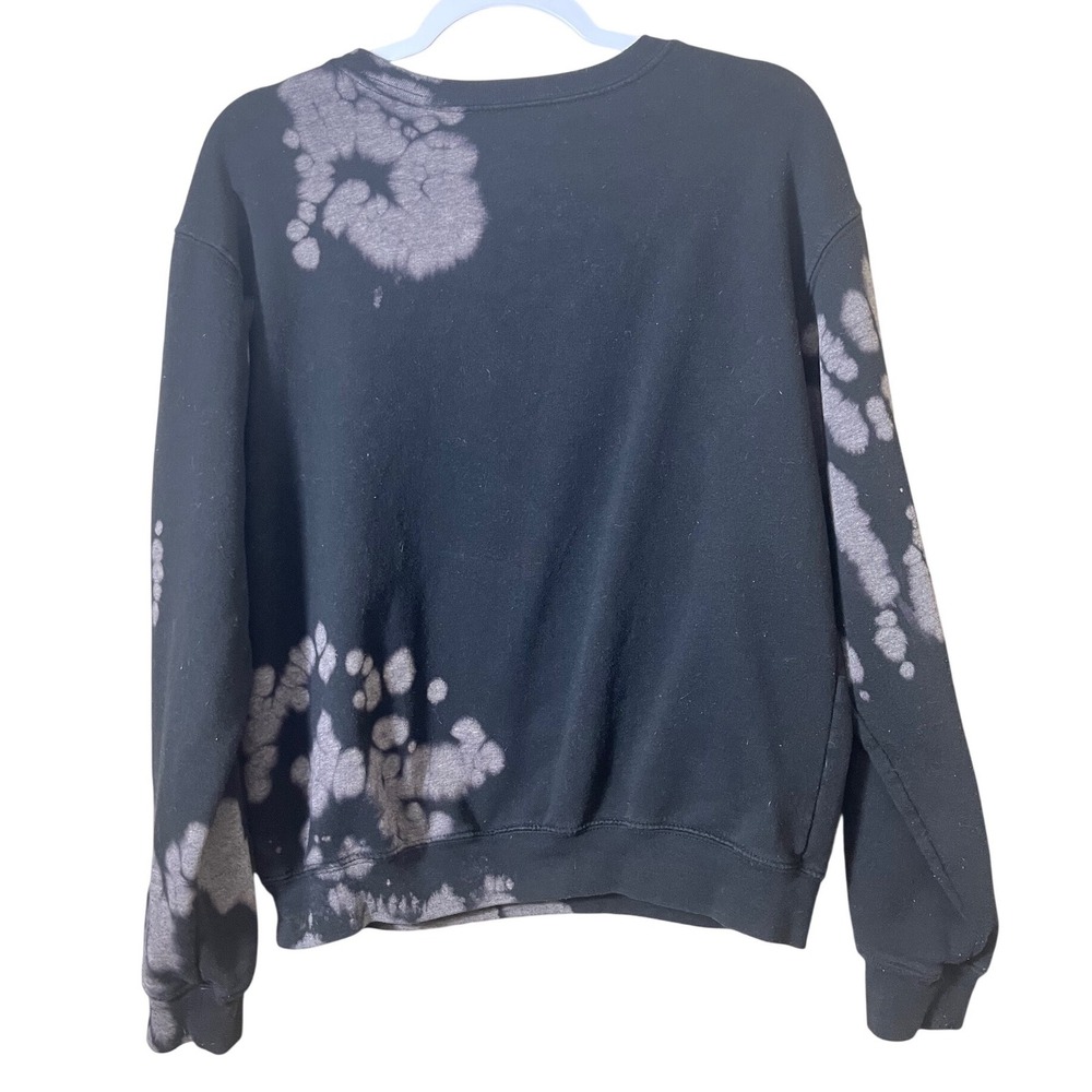 Disney Villains It's Good To Be Bad Custom Bleached Crewneck‎ Sweatshirt Medium - Picture 2 of 5